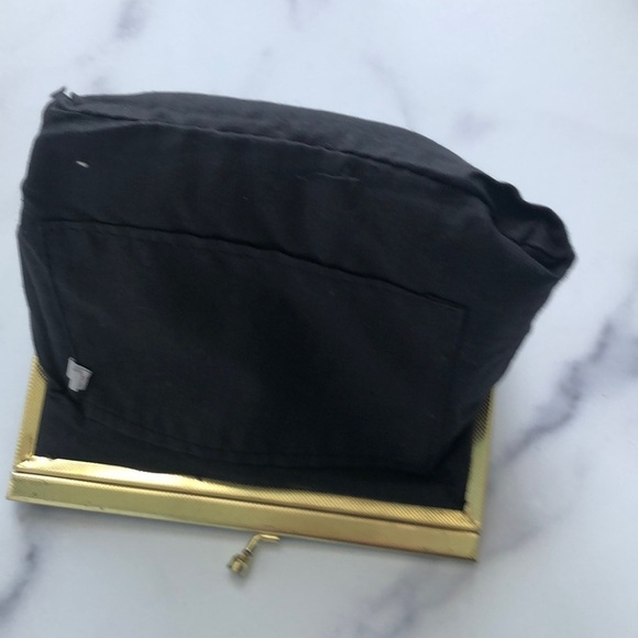 Vintage Tapestry Needlepoint Floral Clutch Handbag - Picture 6 of 10